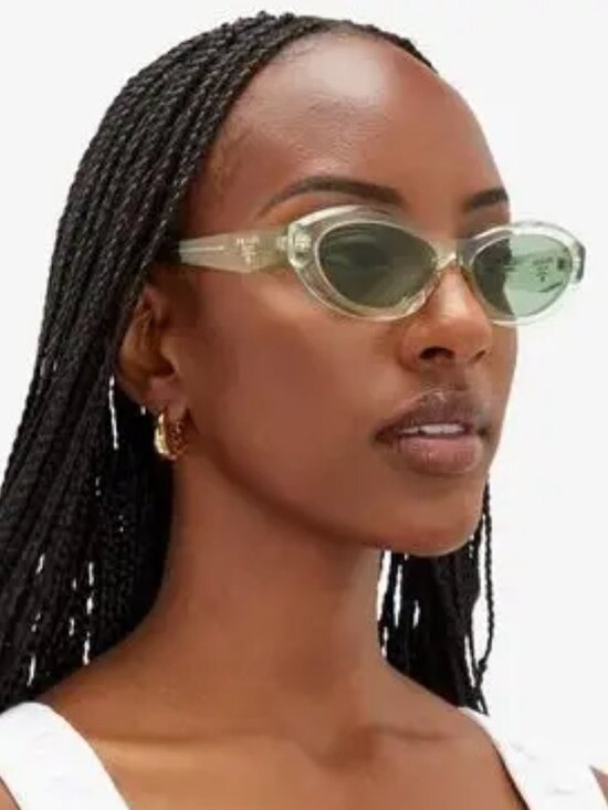 NEW PRADA SUNGLASSES PR26ZS 14R20E TRANSPARENT MINT WOMEN PR 26ZS 14R20E, SPR 26 main image 11